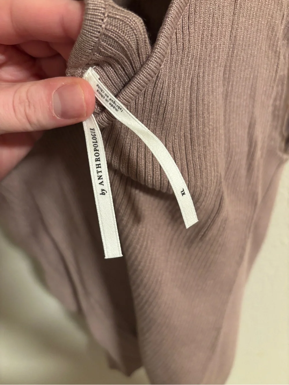 By Anthropologie knit top with ruffle sleeves - Picture 4 of 6